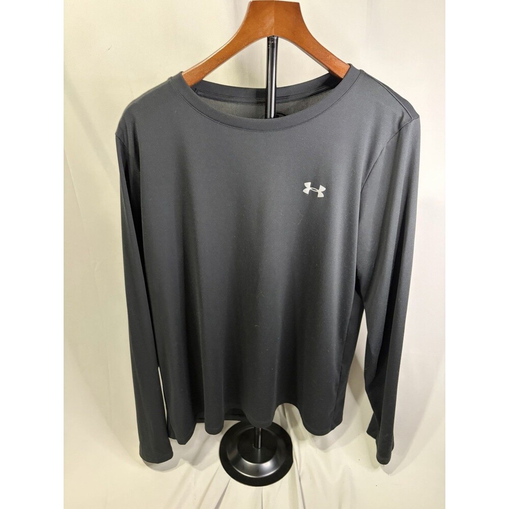 Under Armour Men’s Large Loose Fit Black Long Sleeve T-shirt